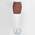 Solid Color Stretch Skirt for Women.